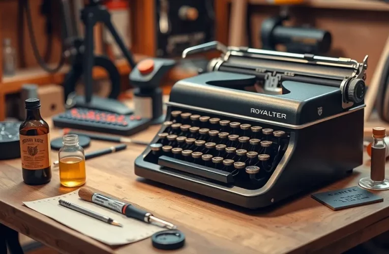 Royal Quiet De Luxe Typewriter Repair: Common Problems Fixed