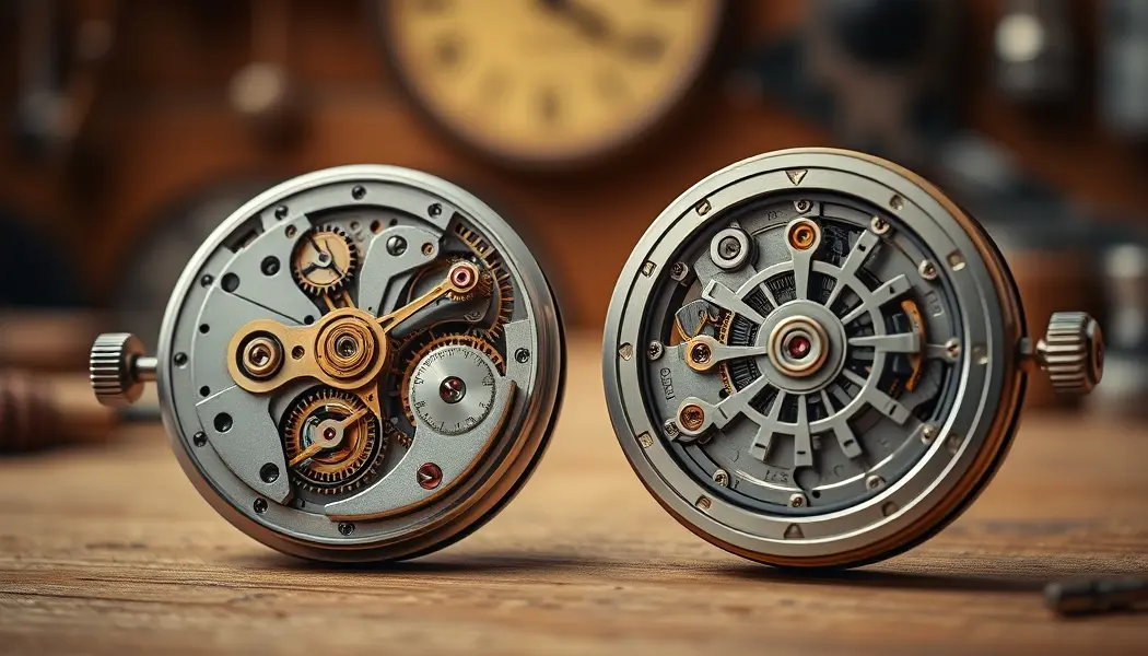 Seiko NH35 and Rolex 3135 movements side by side comparison