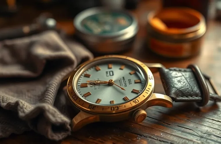 Restore Tarnished Brass Watch Bezels Without Damage