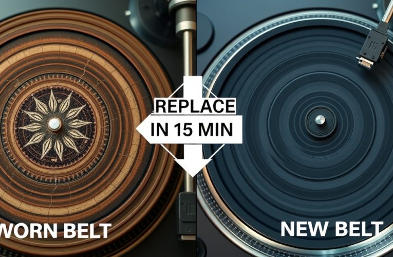 Replace a Turntable Belt: Thorens, Audio-Technica & Technics Guide